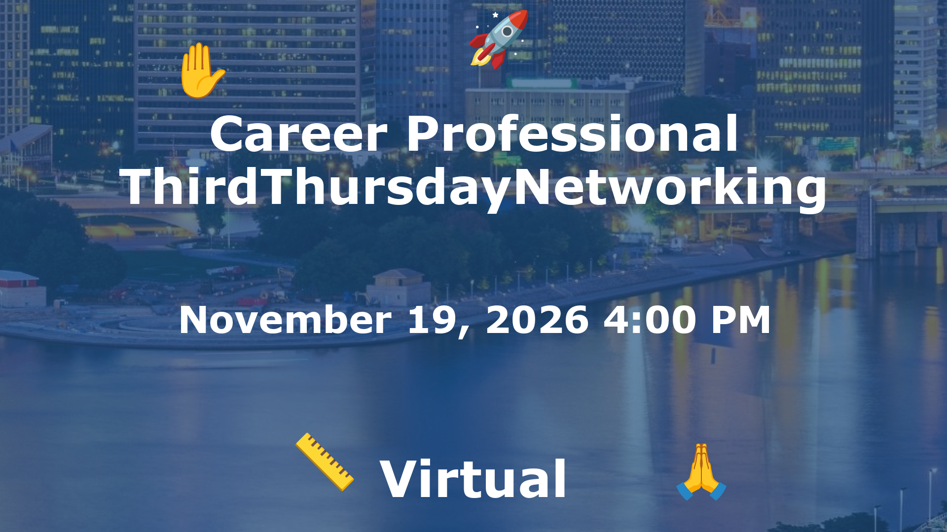 Career Professional ThirdThursdayNetworking  event image